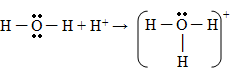 Formação do íon hidrônio